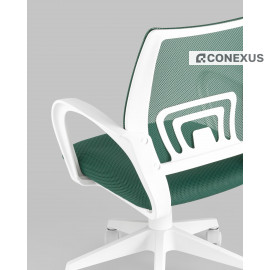 Кресло офисное TopChairs ST-BASIC-W зеленый крестовина пластик белый