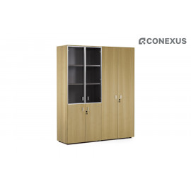 Шкаф для документов Enzo 109 726 ECL-L 51 Эвкалипт светлый/Хром
