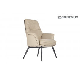 Стул офисный RV Design Batisto ST C2018 Кожа светло-бежевая (3A ND9720)