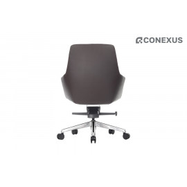 Кресло офисное RV Design Soul M B1908 Кожа тёмно-коричневая (3072)
