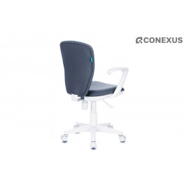 Кресло компьютерное детское Бюрократ KD-W10AXSN/26-25 Ткань 26-25 (серая)